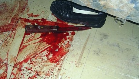 sangre cuchillo